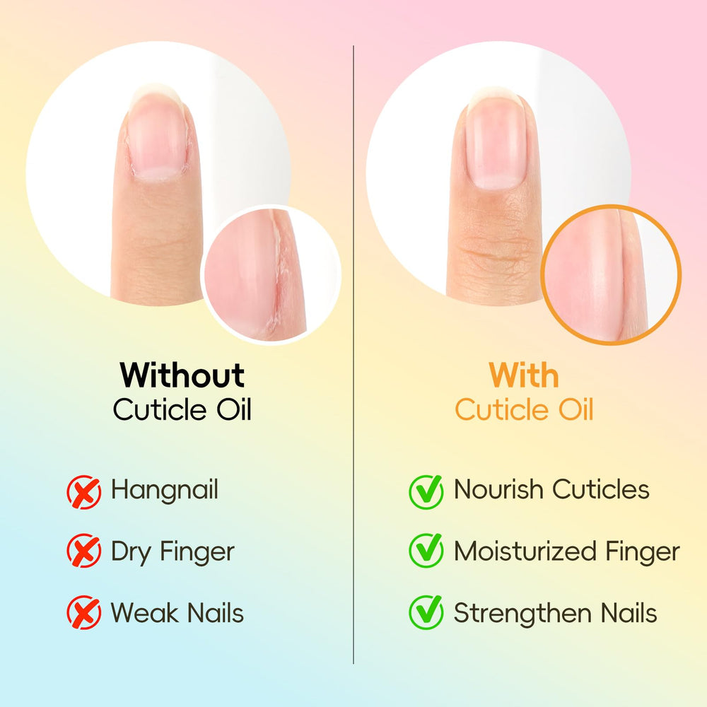 COSCELIA aceite cutícula pen para uñas acrílicas y gel, uso versátil.
