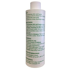 Cosco jabón verde diluido para preparación de piel.