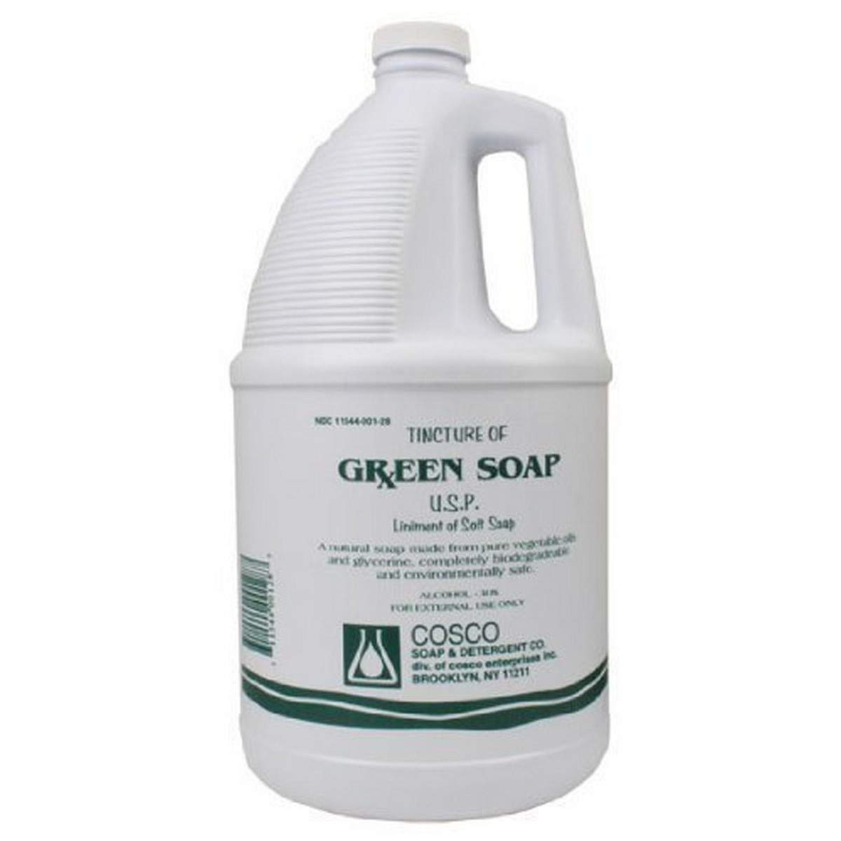 Cosco Jabón Verde para tatuajes, botella 1 galón, listo para preparación y limpieza.