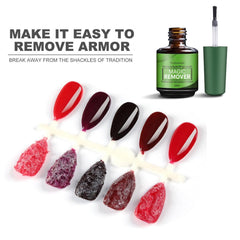 COSMOO removedor gel, espera 3-8 minutos para ablandar el esmalte