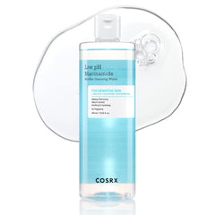 COSRX Niacinamida Micelar de bajo pH en botella de 400 ml para limpieza suave diaria.