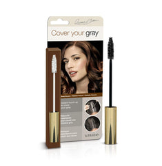 Cover Your Gray, aplicador-marrón-oscuro, cobertura precisa de canas para el día a día.