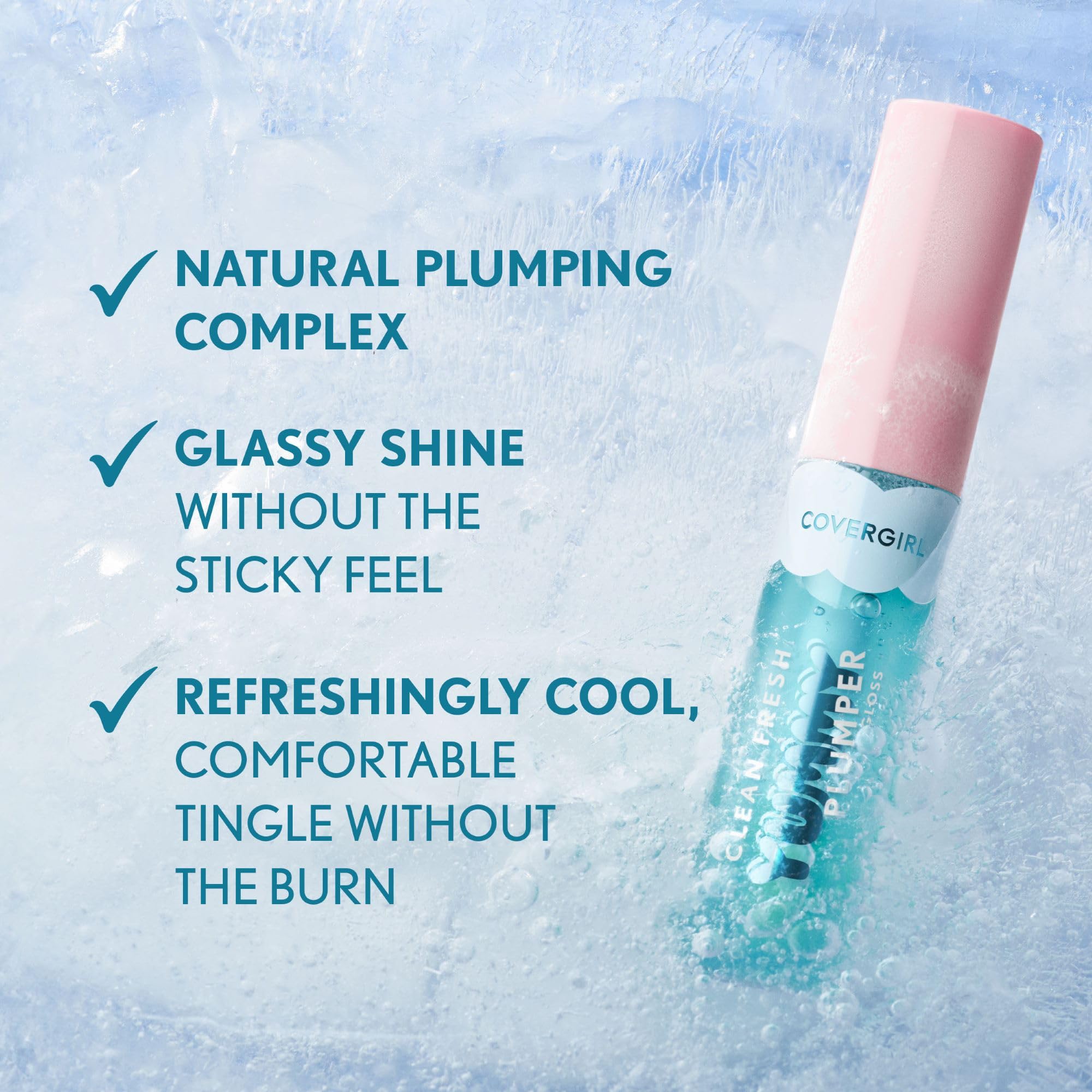 CoverGirl acabado glaseado de efecto vidrio sin pegajosidad