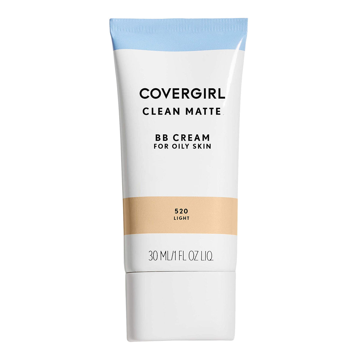 COVERGIRL Clean Matte BB Cream en botella, acabado mate para piel sin brillos.