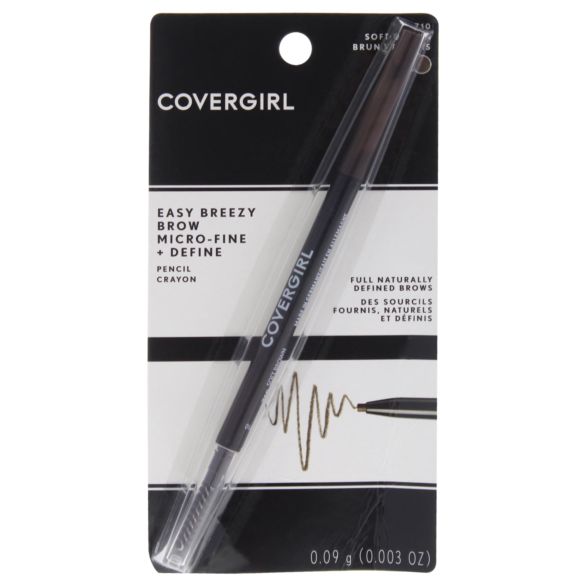 CoverGirl Easy Breezy Cejas, punta microfin para definición natural