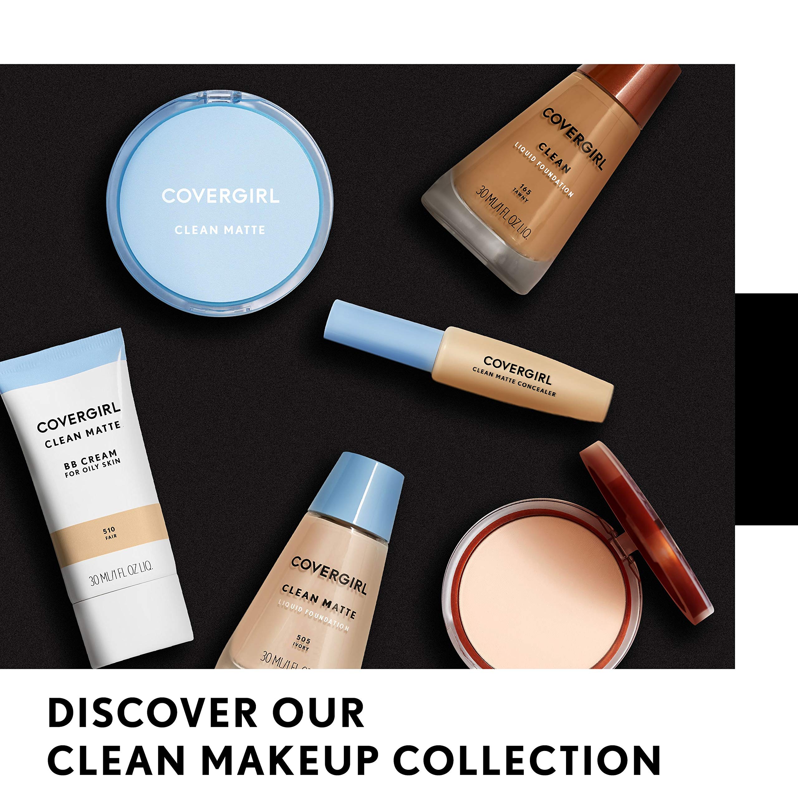 CoverGirl Clean Matte Efecto seco natural que mantiene la piel fresca y suave.