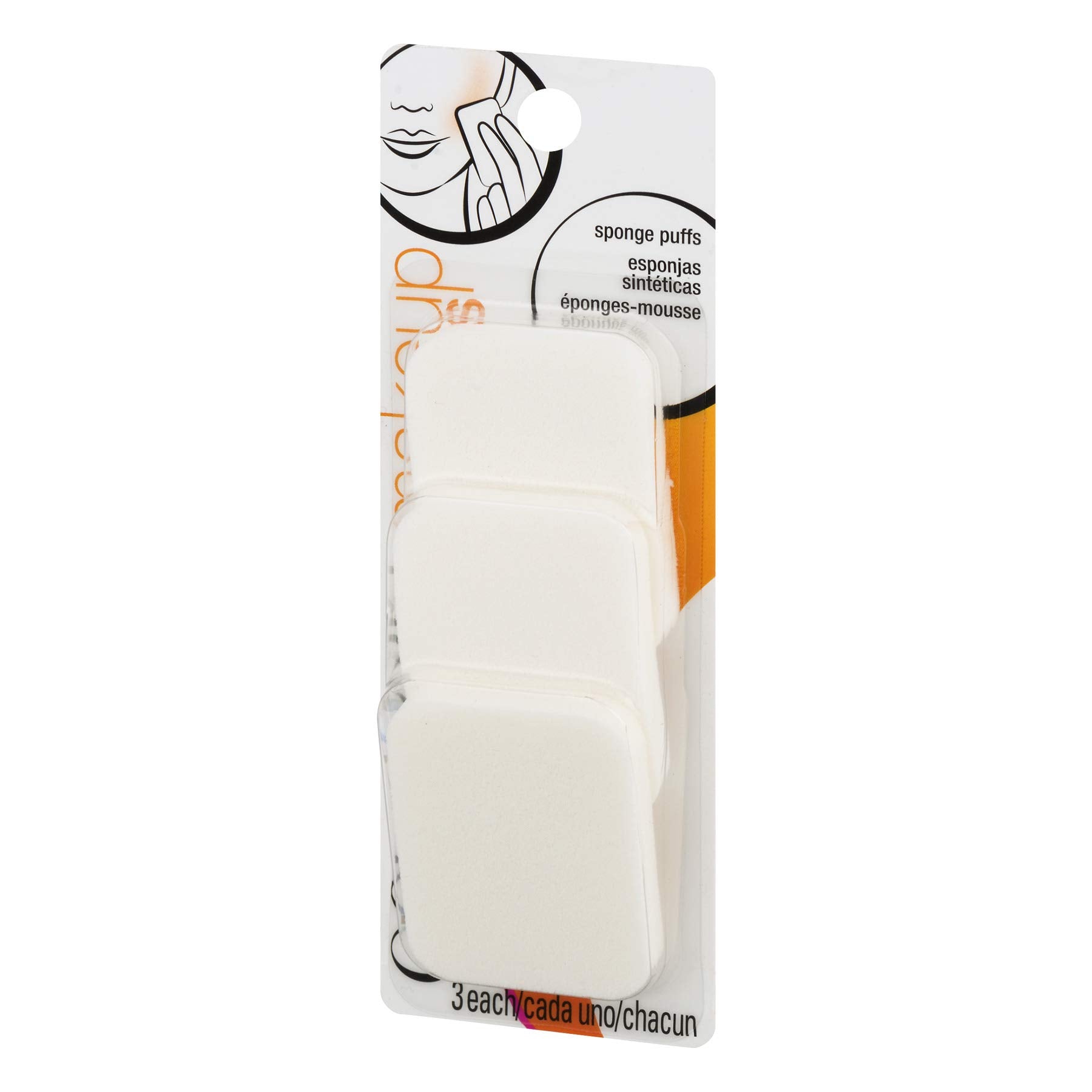 COVERGIRL Makeup Masters Sponge Puffs con empaque práctico para bolso.