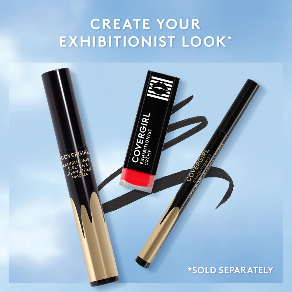 COVERGIRL Exhibitionist, probada dermatológicamente para labios sensibles y seguros.