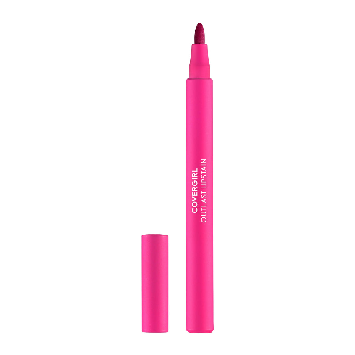 COVERGIRL Outlast Epic Lipstain envase compacto para retoques diarios.