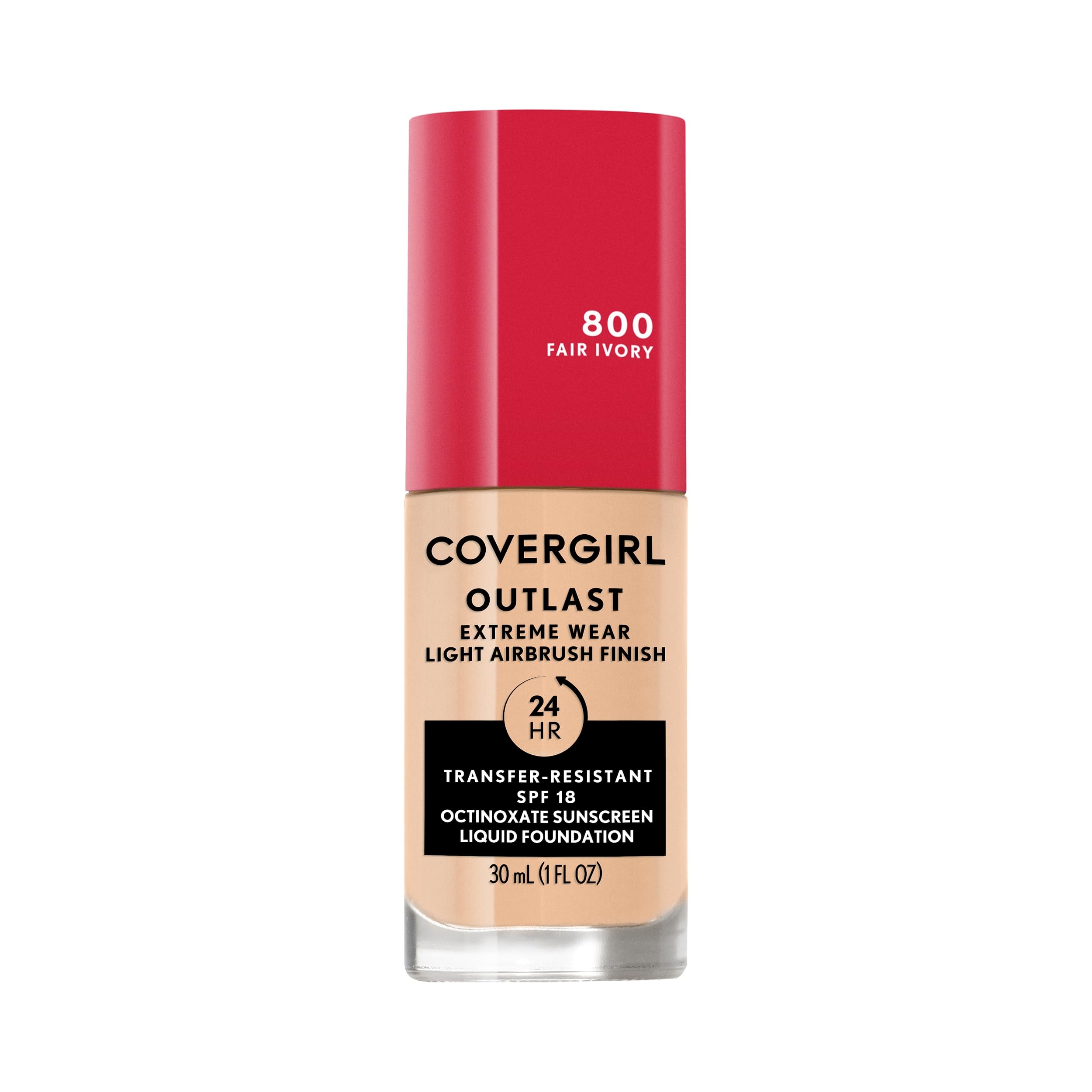 Covergirl Outlast Extreme Wear: envase de base para cobertura natural y uso diario