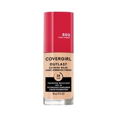 Covergirl Outlast Extreme Wear: envase de base para cobertura natural y uso diario