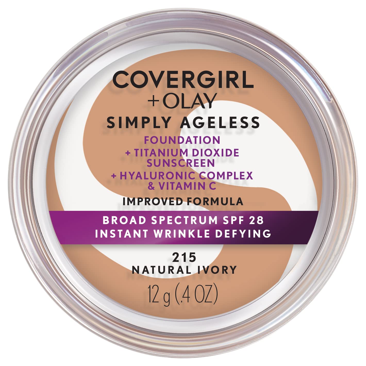 CoverGirl Simply Ageless fundación en botella para cobertura suave y tono natural