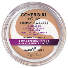 CoverGirl Simply Ageless fundación en botella para cobertura suave y tono natural