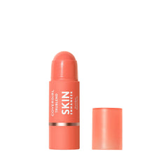 CoverGirl Trublend Blush Balm Stick, aplicación suave, tono durazno radiante, color natural.