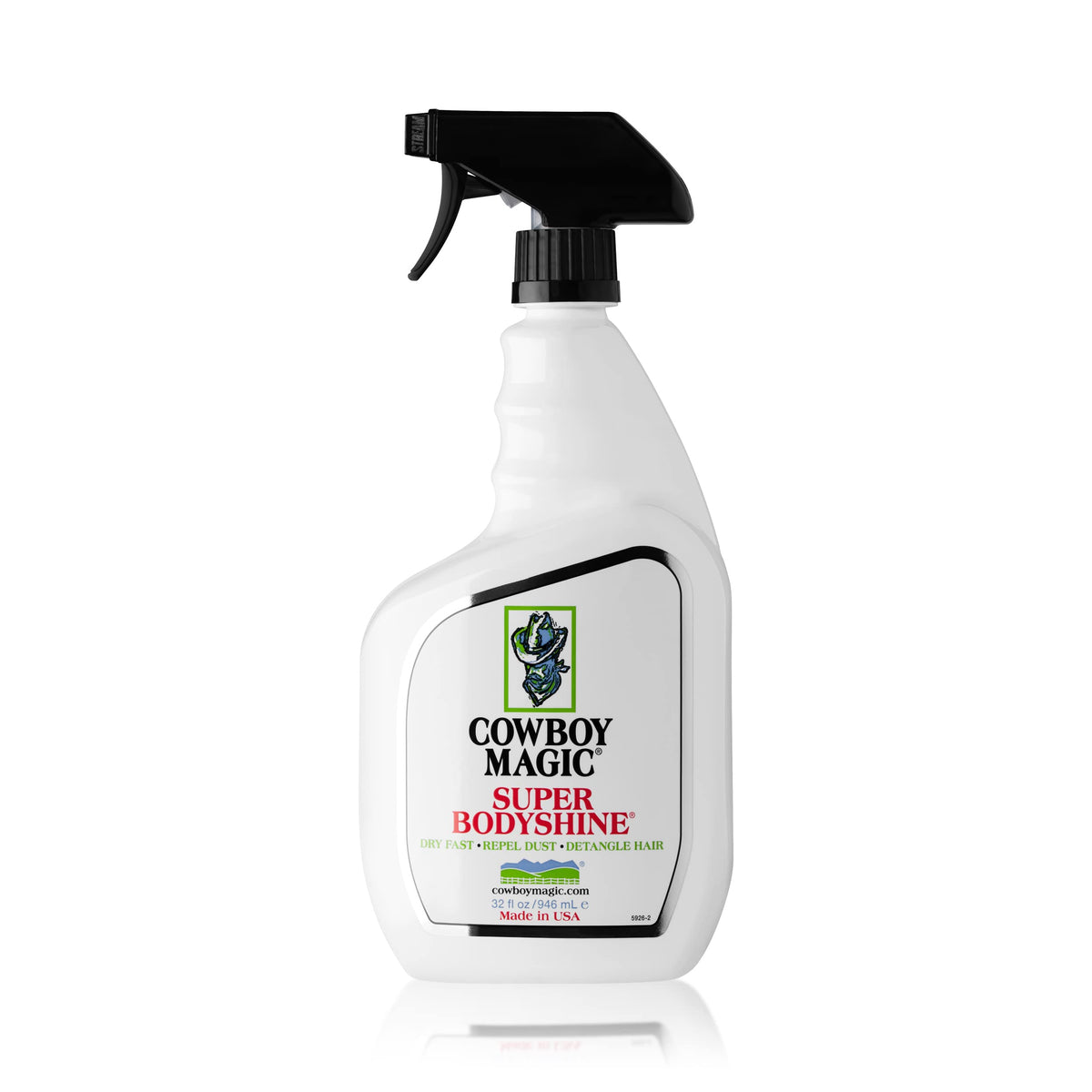 Cowboy Magic Brillo para el cabello con pulverizador; mejora el brillo y facilita el peinado