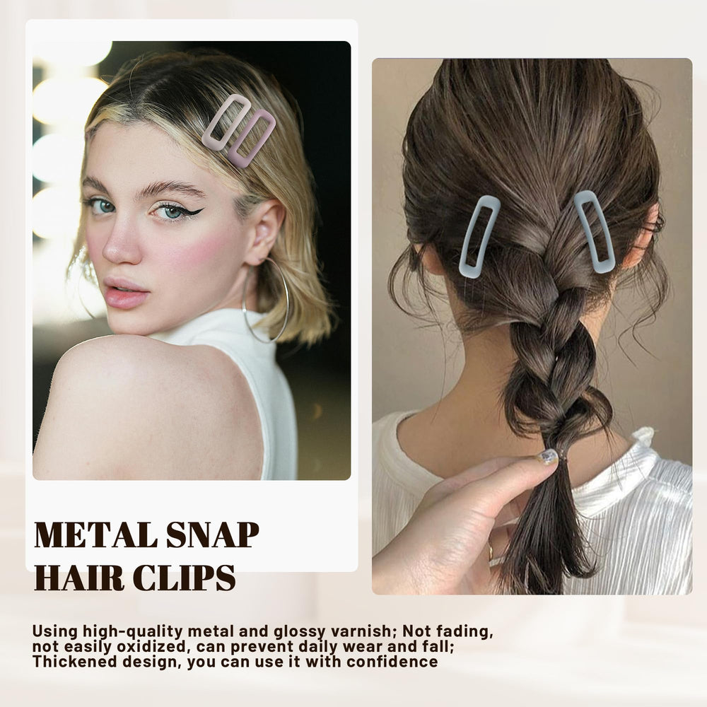 Pinzas para cabello fino con colores mate para combinar atuendos