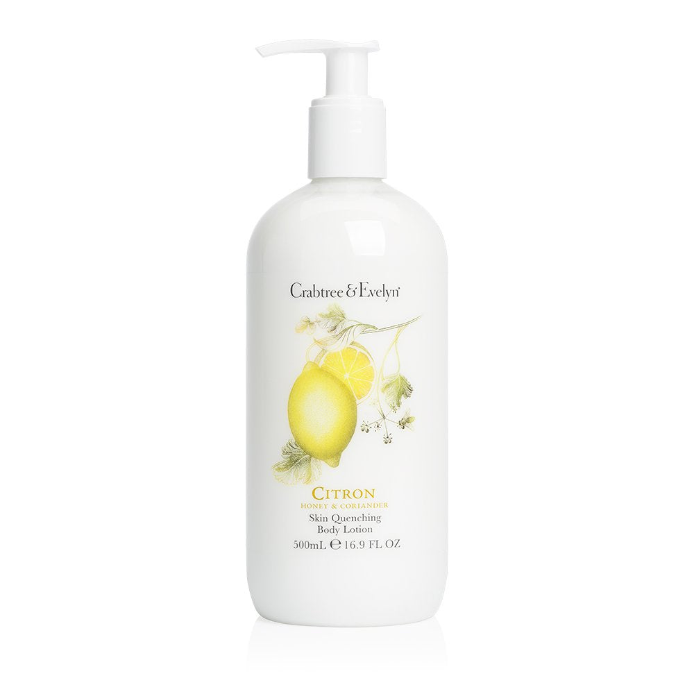 Crabtree & Evelyn crema corporal Citron Miel Cilantro para piel suave e hidratada.