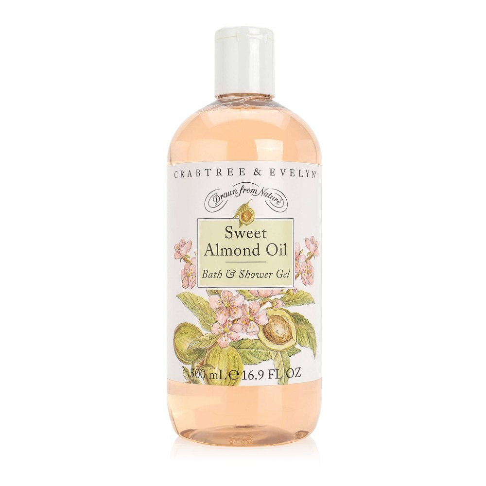Crabtree & Evelyn gel de baño con aceite de almendra dulce, hidrata la piel.