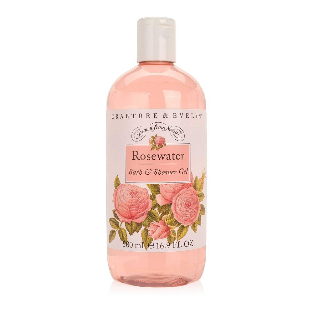 Crabtree & Evelyn Rosewater gel de ducha, aroma suave para una piel limpia y relajada tras la ducha.