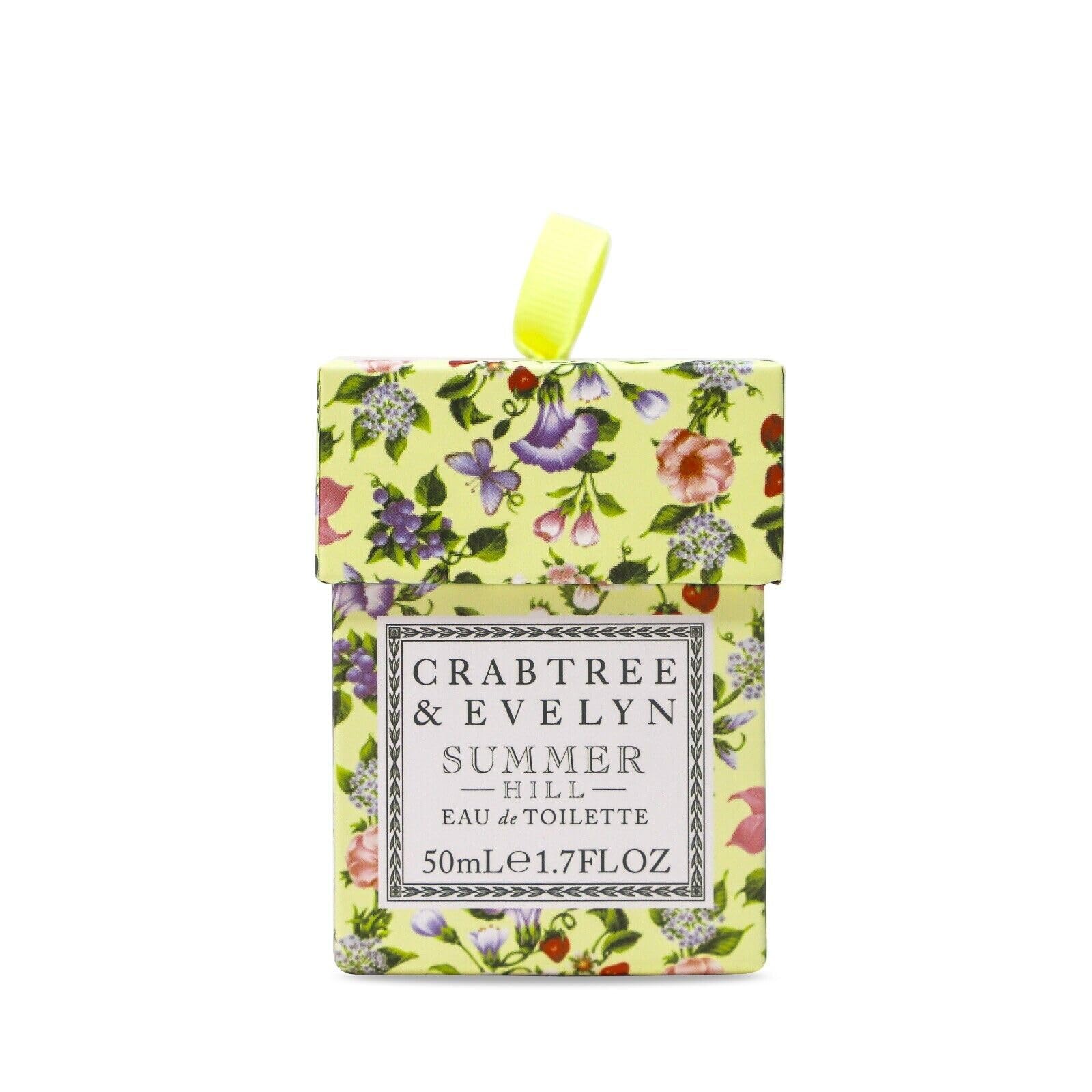 Crabtree & Evelyn Summer Hill packaging with elegant design for gifting or seasonal luxury