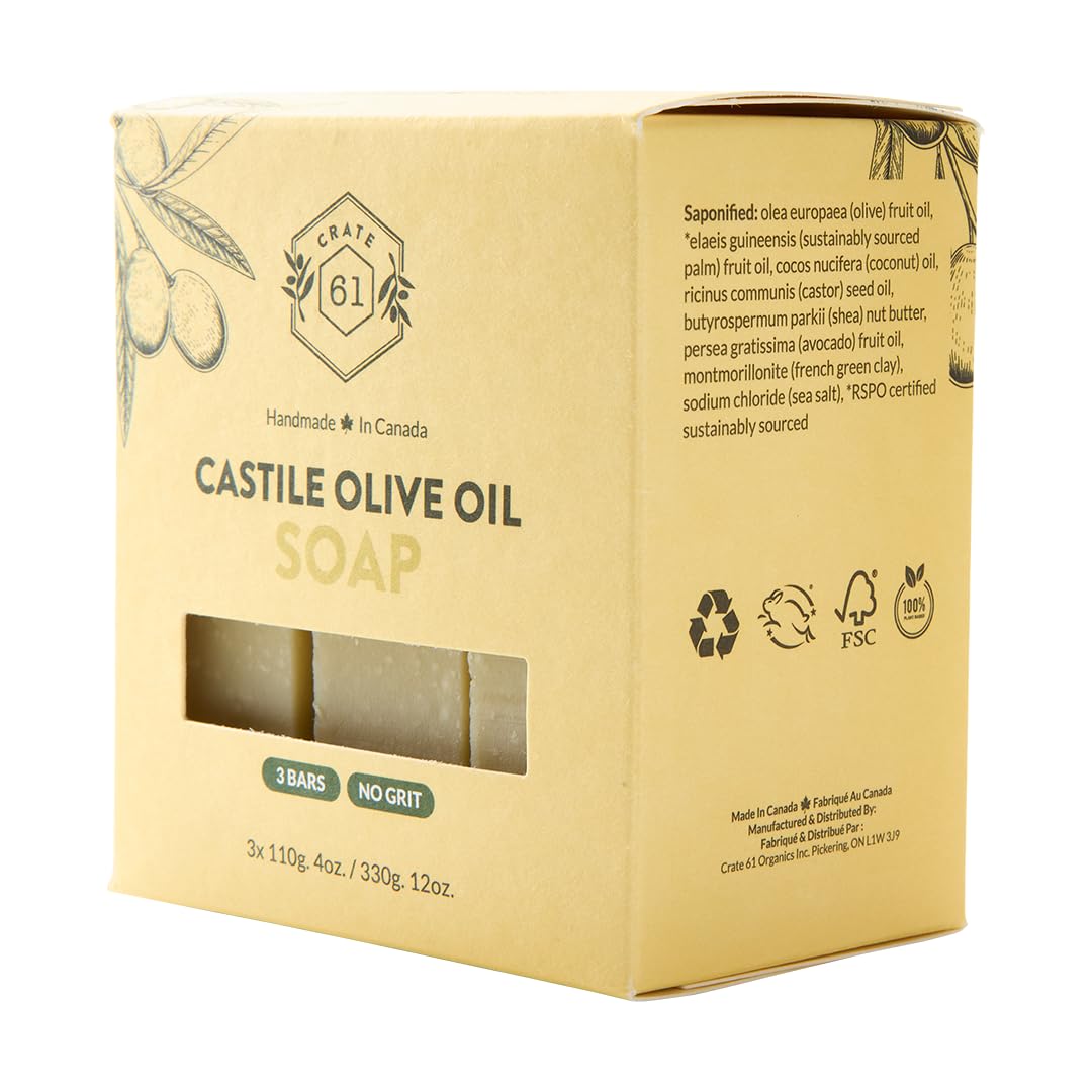 Crate 61 Organics aceites vegetales que nutren la piel.