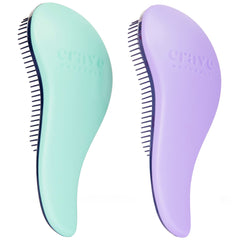 Crave Naturals Glide Thru: cepillo desenredante frontal para peinados sin tirones.