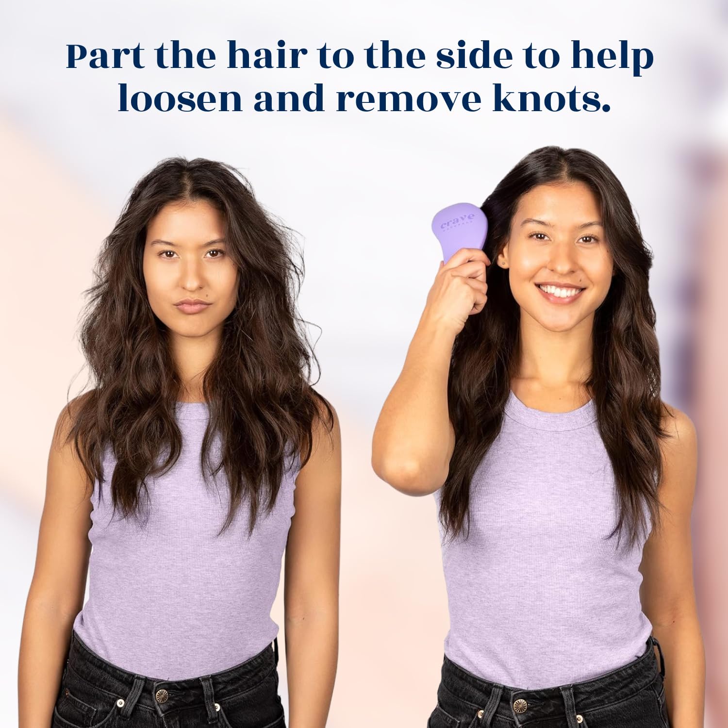 Crave Naturals Glide Thru para todo tipo de cabello, incluido pelucas y extensiones.