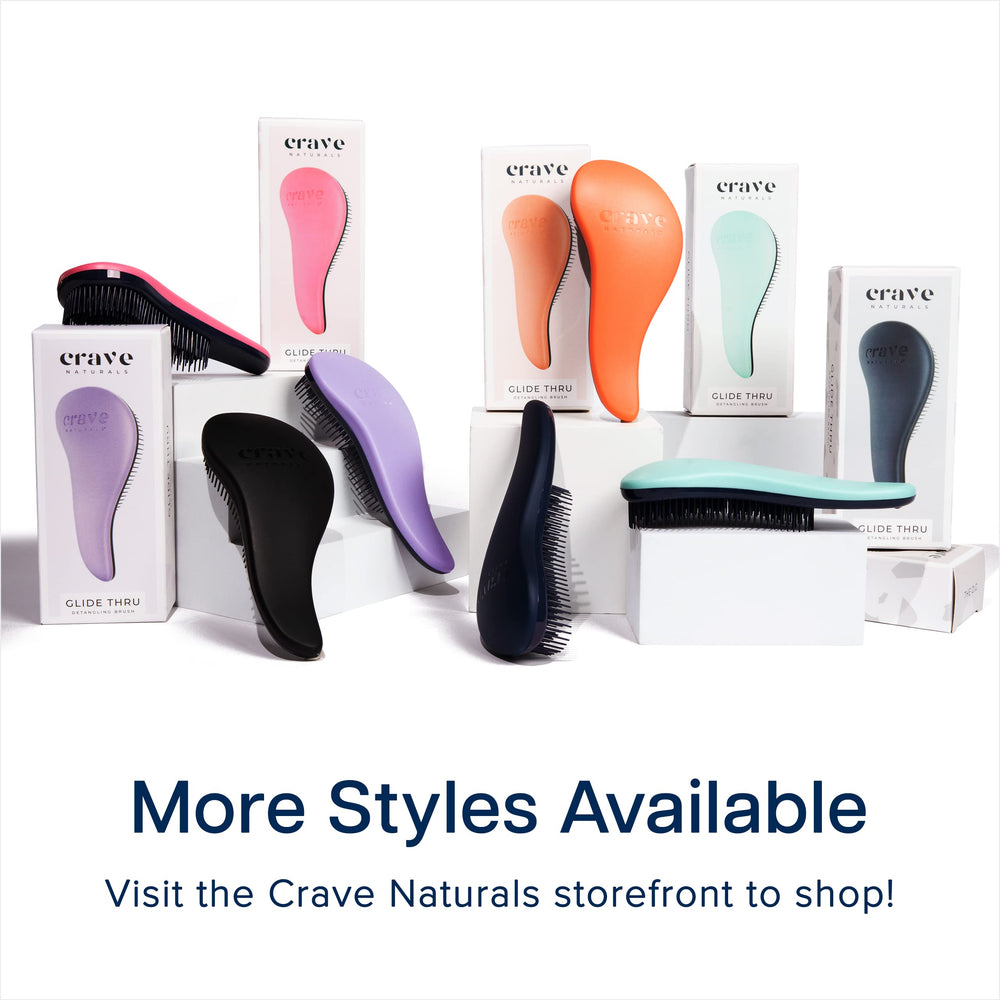 Crave Naturals Glide Thru con patrón azul leopardo, estilo y funcionalidad.