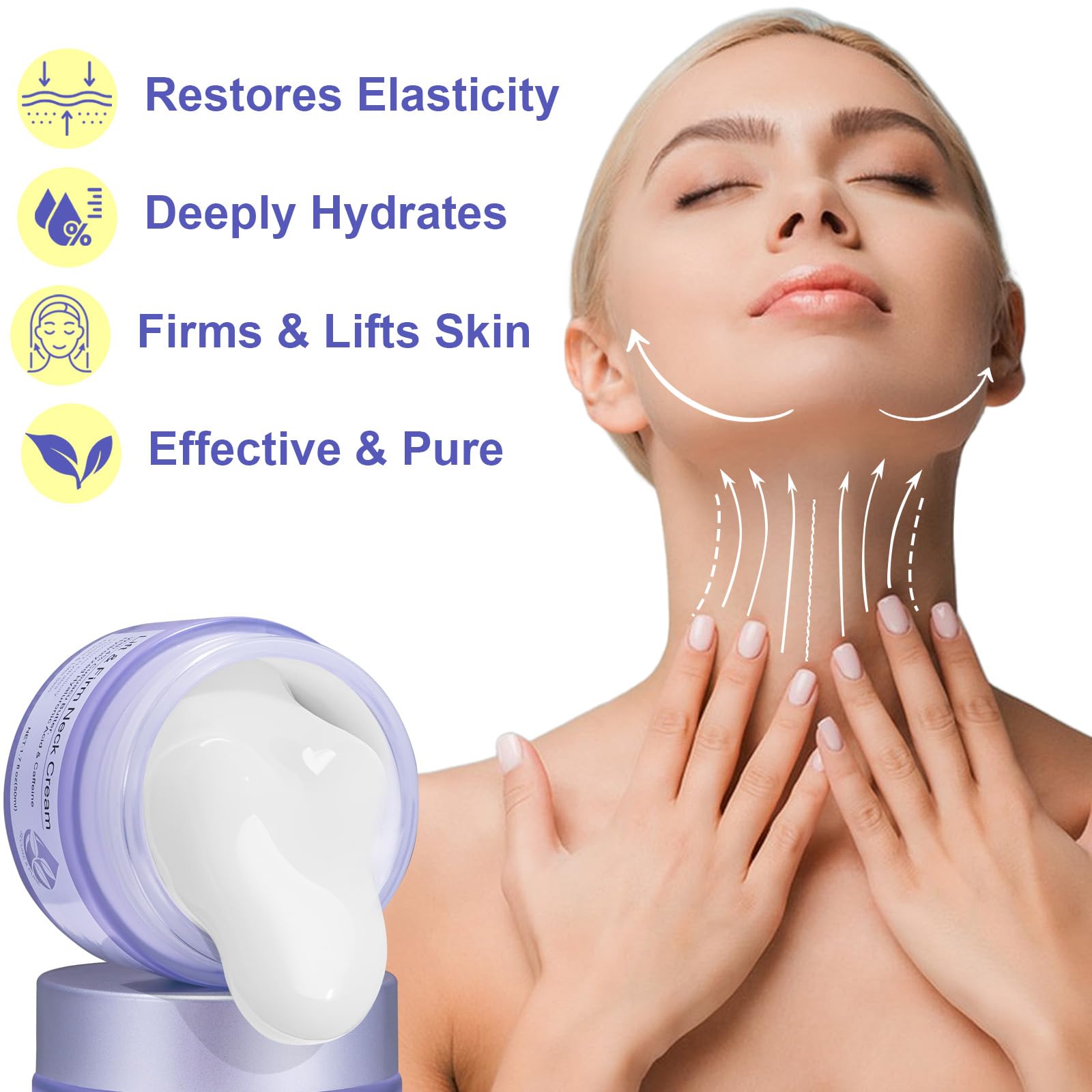 Crema de cuello: contorno definido con uso diario