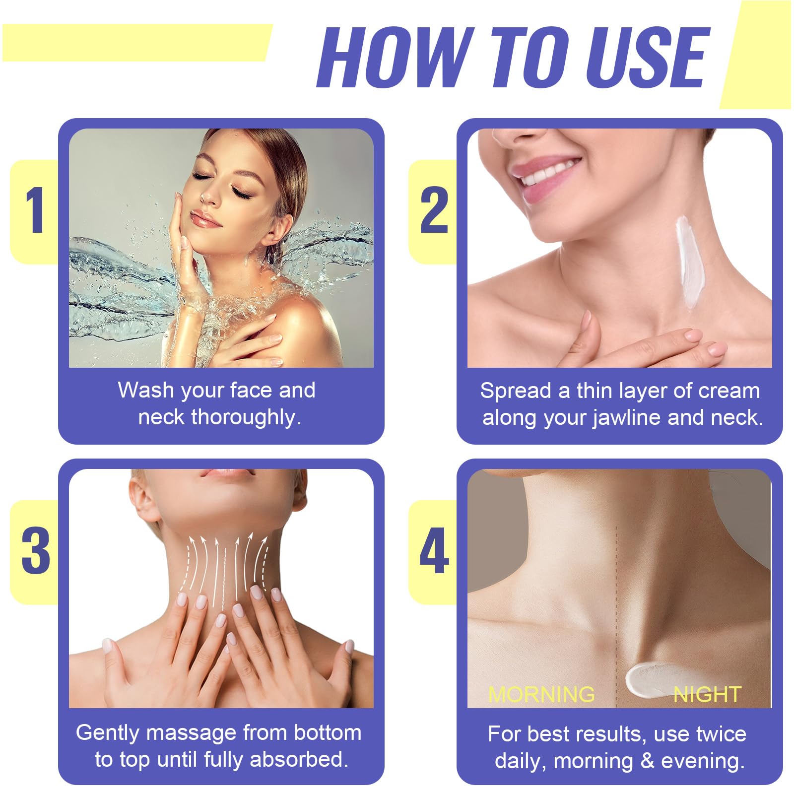 Crema de cuello: textura sedosa y absorción rápida