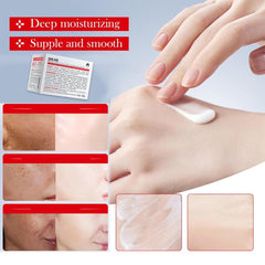 Hidratación ligera sin grasa con crema de ácido kojico para piel sensible.