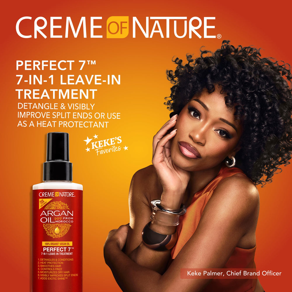 Creme of Nature Perfect 7: protección térmica para peinados sin daños por calor
