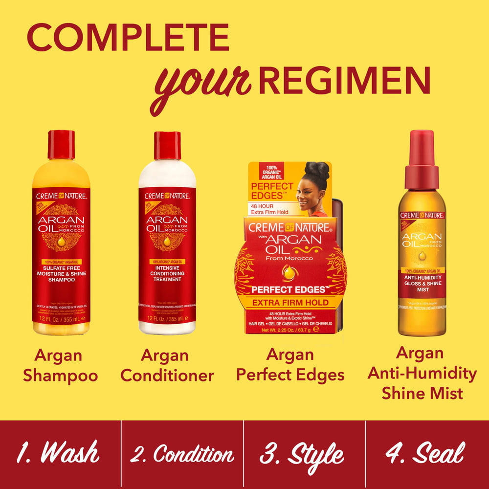 Creme of Nature Perfect Edges Gel, ideal para coletas y updos definidos