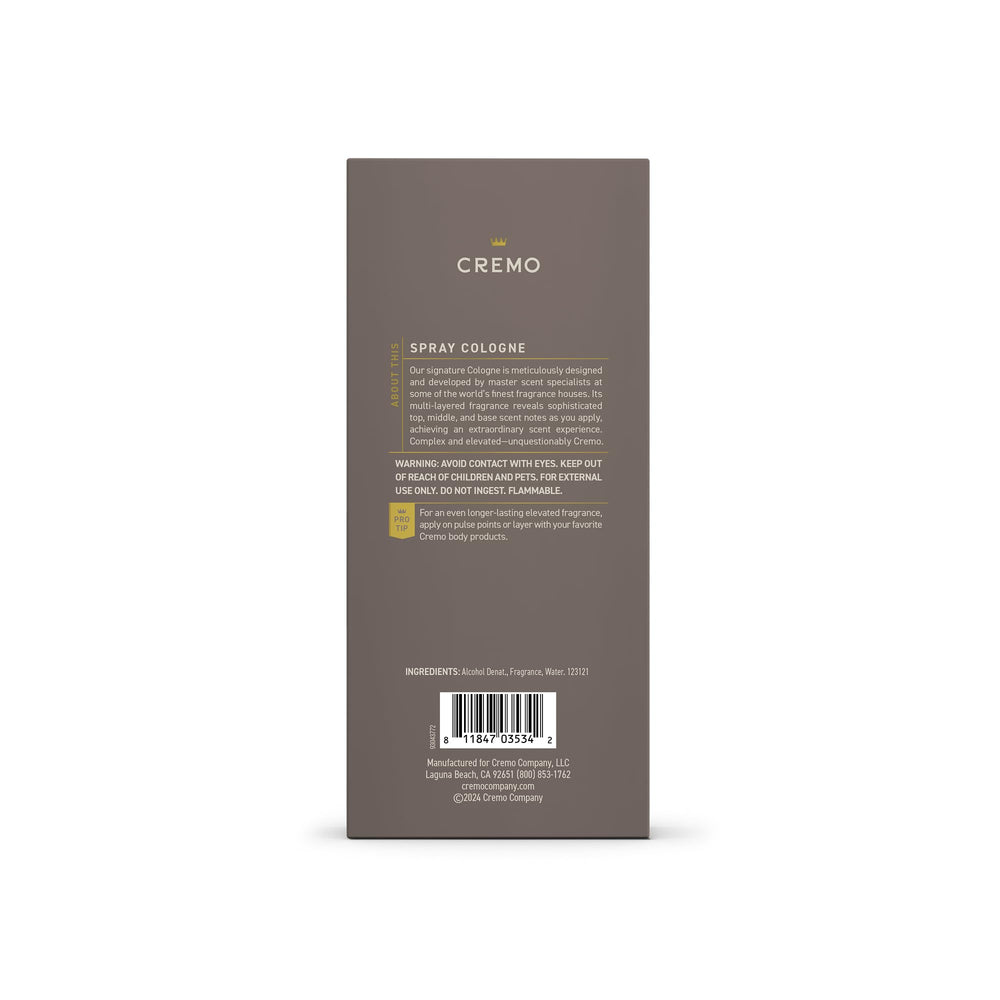 Cremo Vintage Suede muestra perfume: ideal para probar antes de comprar