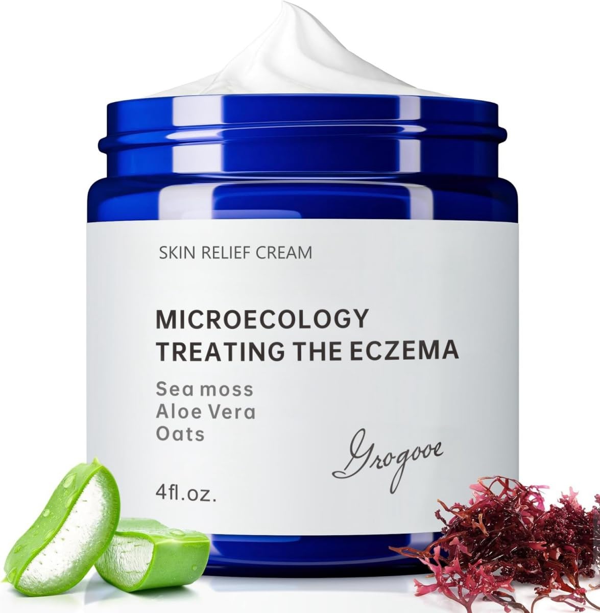 Crogooe crema eczema en frasco, hidratación profunda para piel sensible.