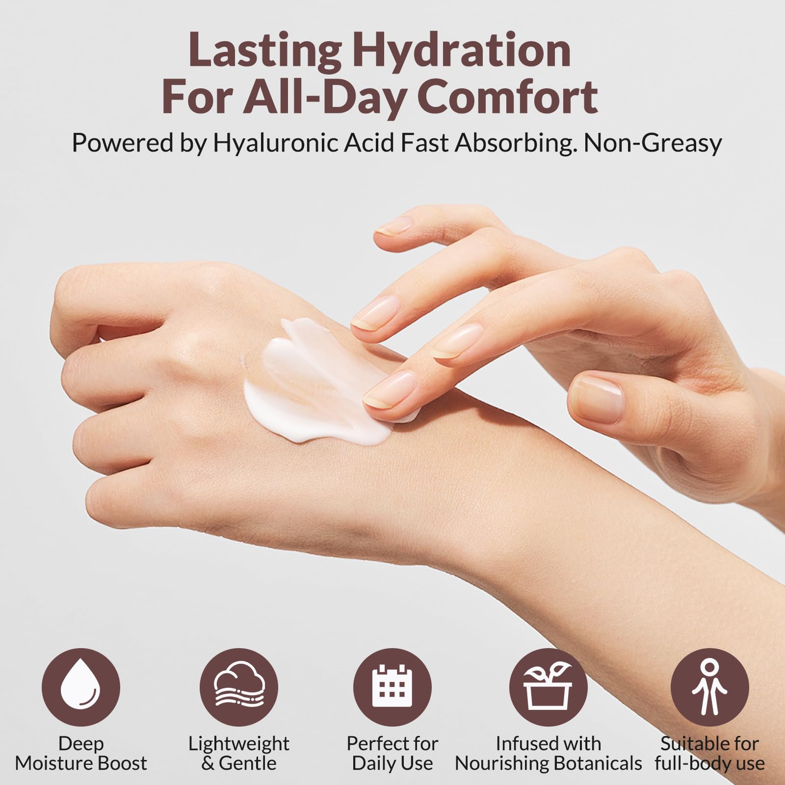 Crogooe crema para uso corporal, hidratación para todo el cuerpo.