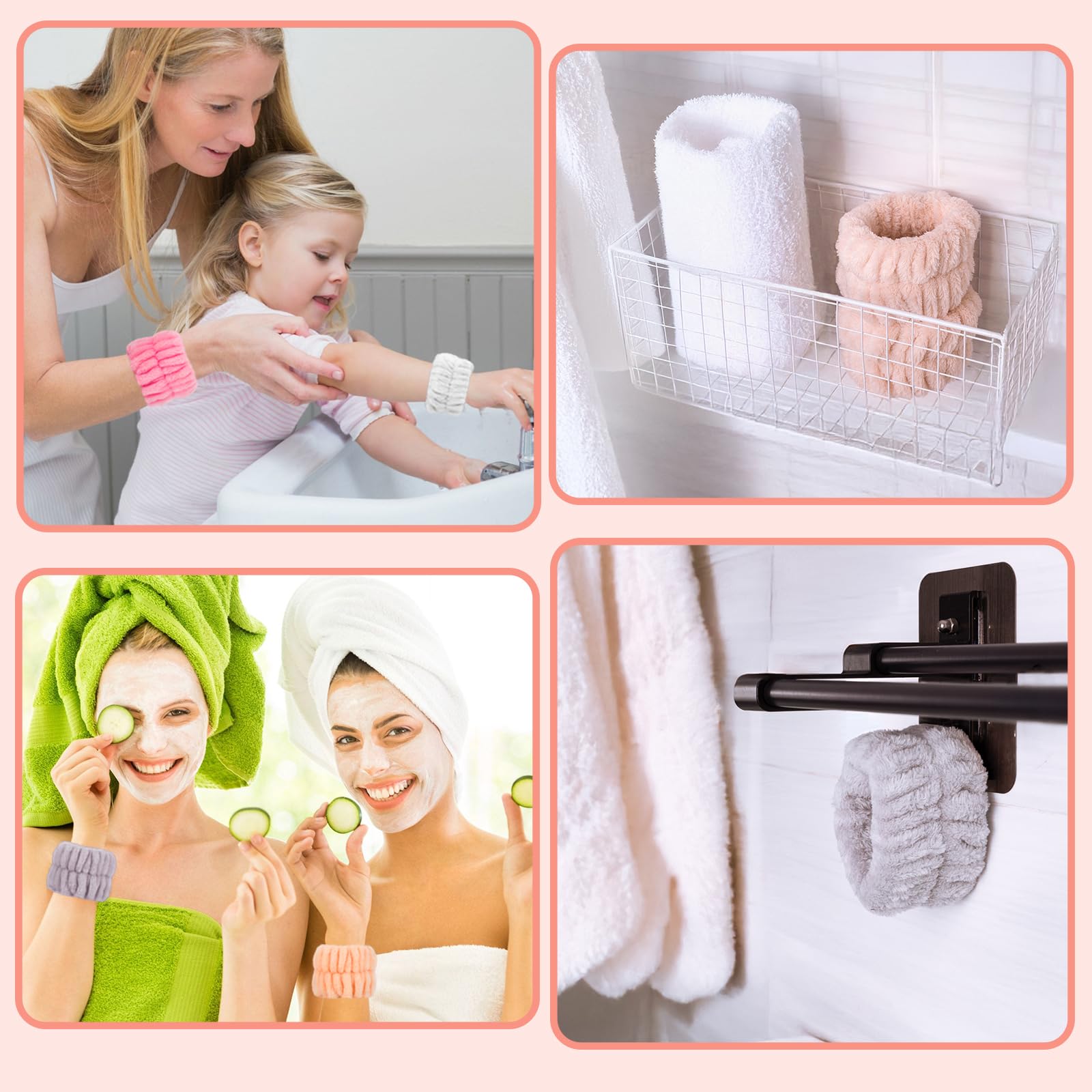 Crosize bandas de microfibra en colores; estilo y función para el baño