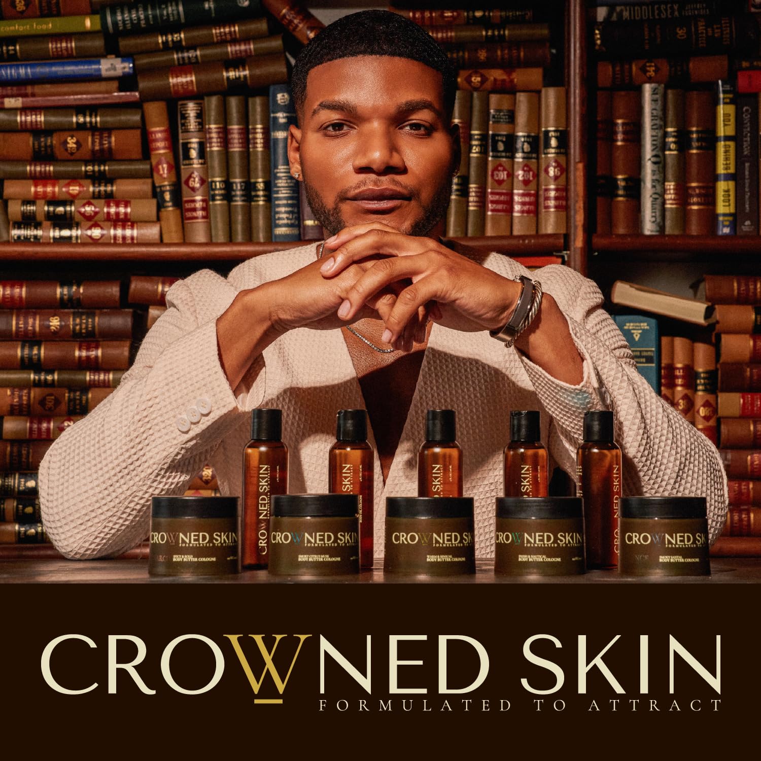 Crowned Skin Monarch, fragancia duradera y versátil para hombres modernos.