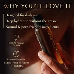 Crowned Skin Monarch, ingredientes naturales jojoba y semilla de uva para nutrición.