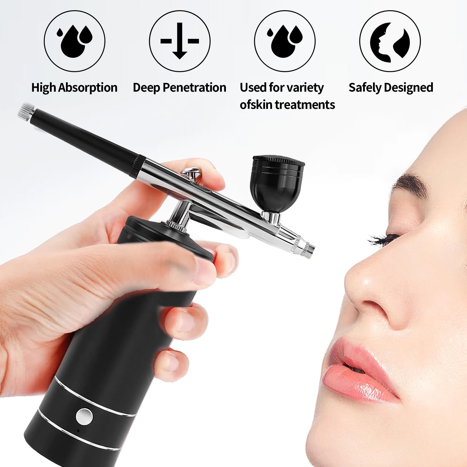 Crpen Airbrush Kit trois coupelles pour différentes utilisations