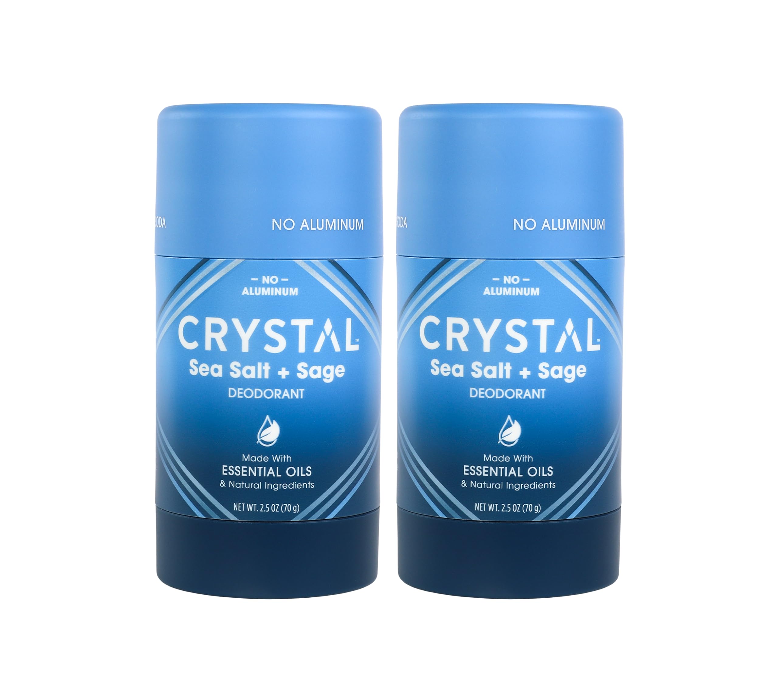 Crystal Essence bâton déodorant magnésium emballage prêt à l’emploi offrant une protection longue.