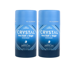 Crystal Essence bâton déodorant magnésium emballage prêt à l’emploi offrant une protection longue.