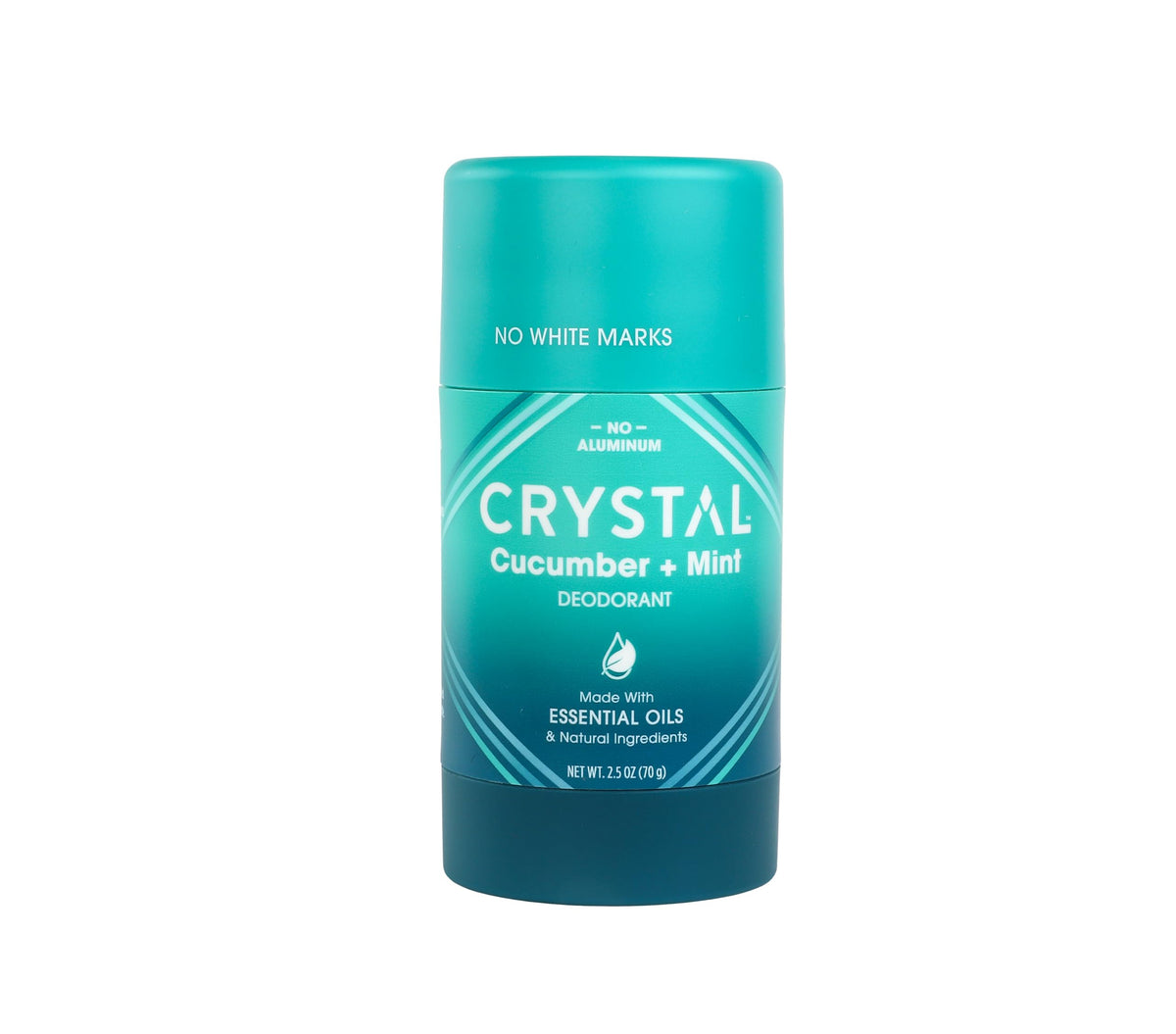 Crystal Essence stick desodorante de magnesio, protección de olor todo el día sin irritación.