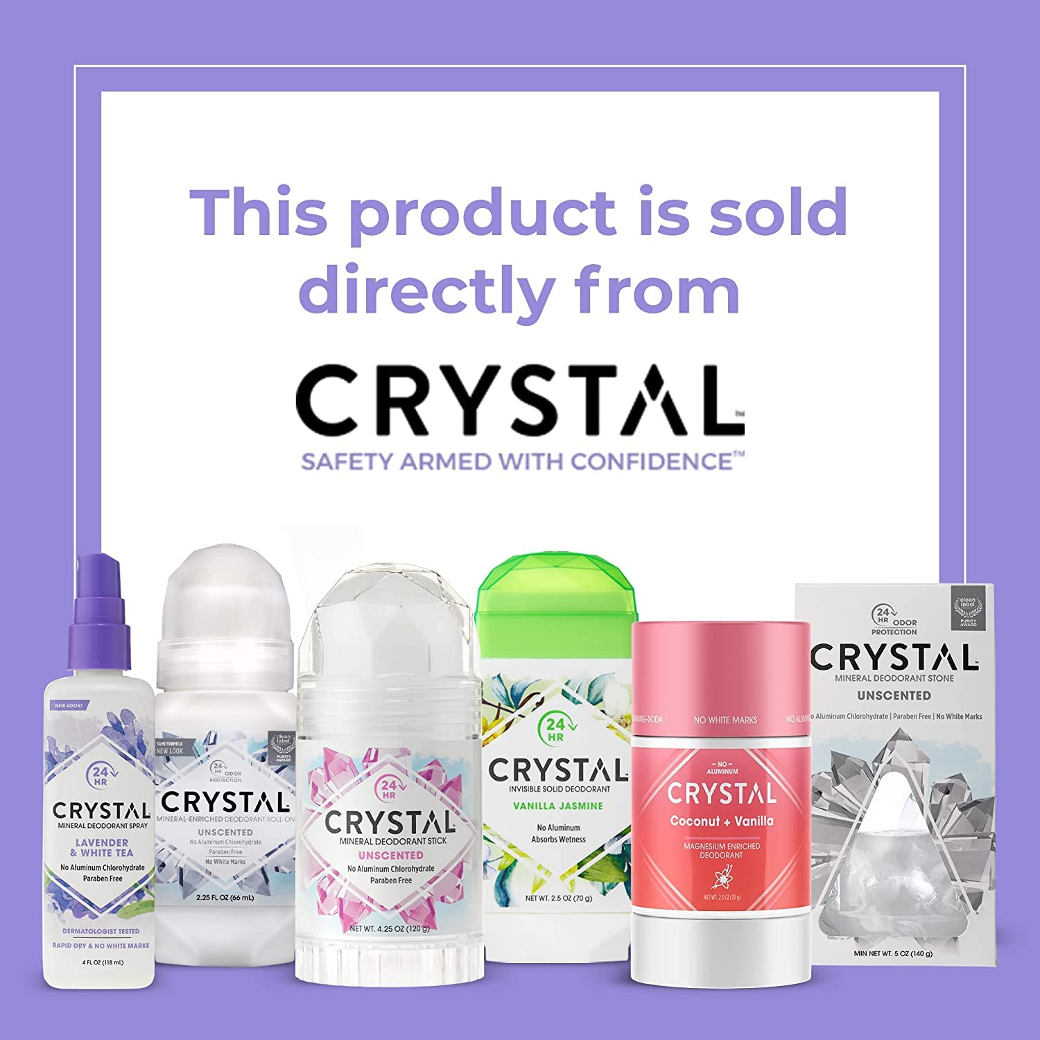 Crystal Essence envase de 66 ml para una aplicación conveniente