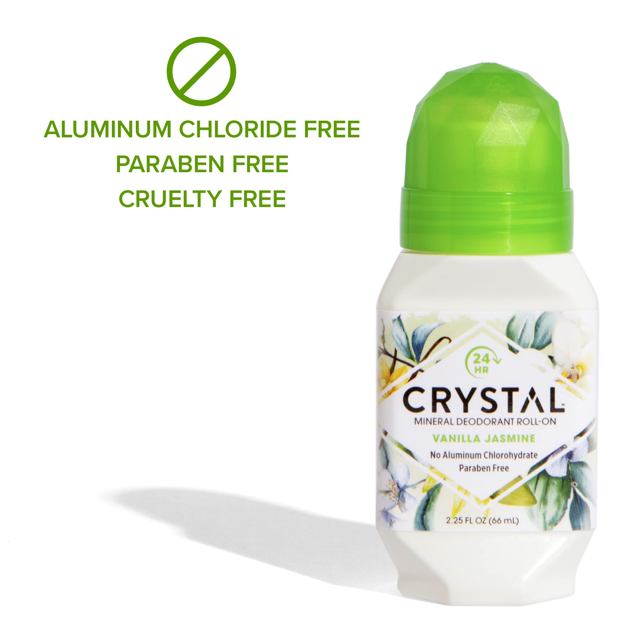 Crystal Essence desodorante mineral suave para piel sensible sin irritación