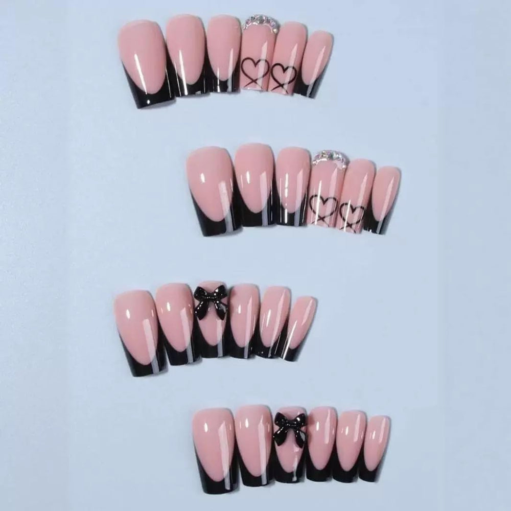 CTTHNBD frances negro con corazón, look para ocasiones especiales