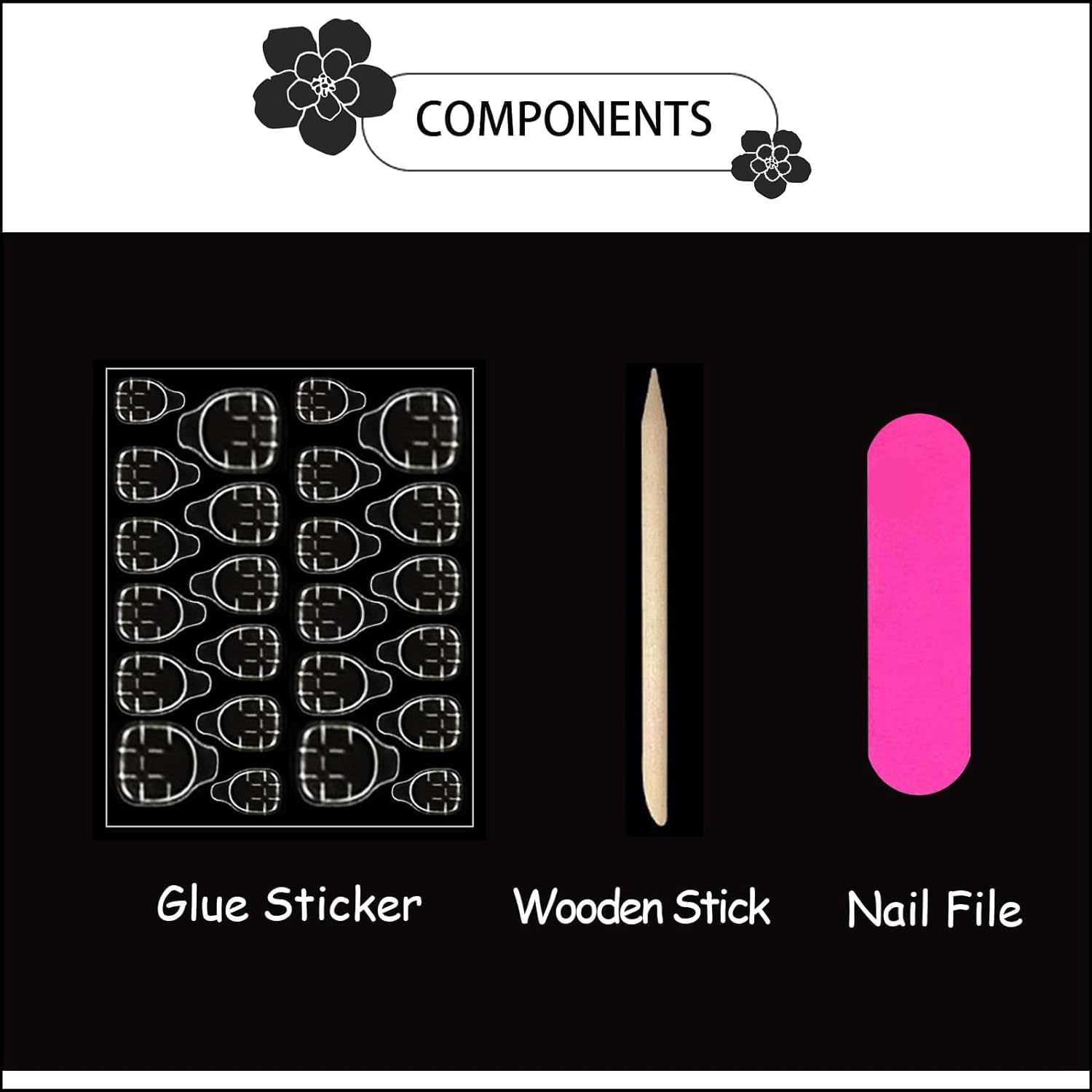 CTTHNBD kit completo 24 piezas para practicar decoraciones en casa.