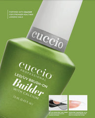 Cuccio builder con calcio: relleno y refuerzo para uñas débiles.