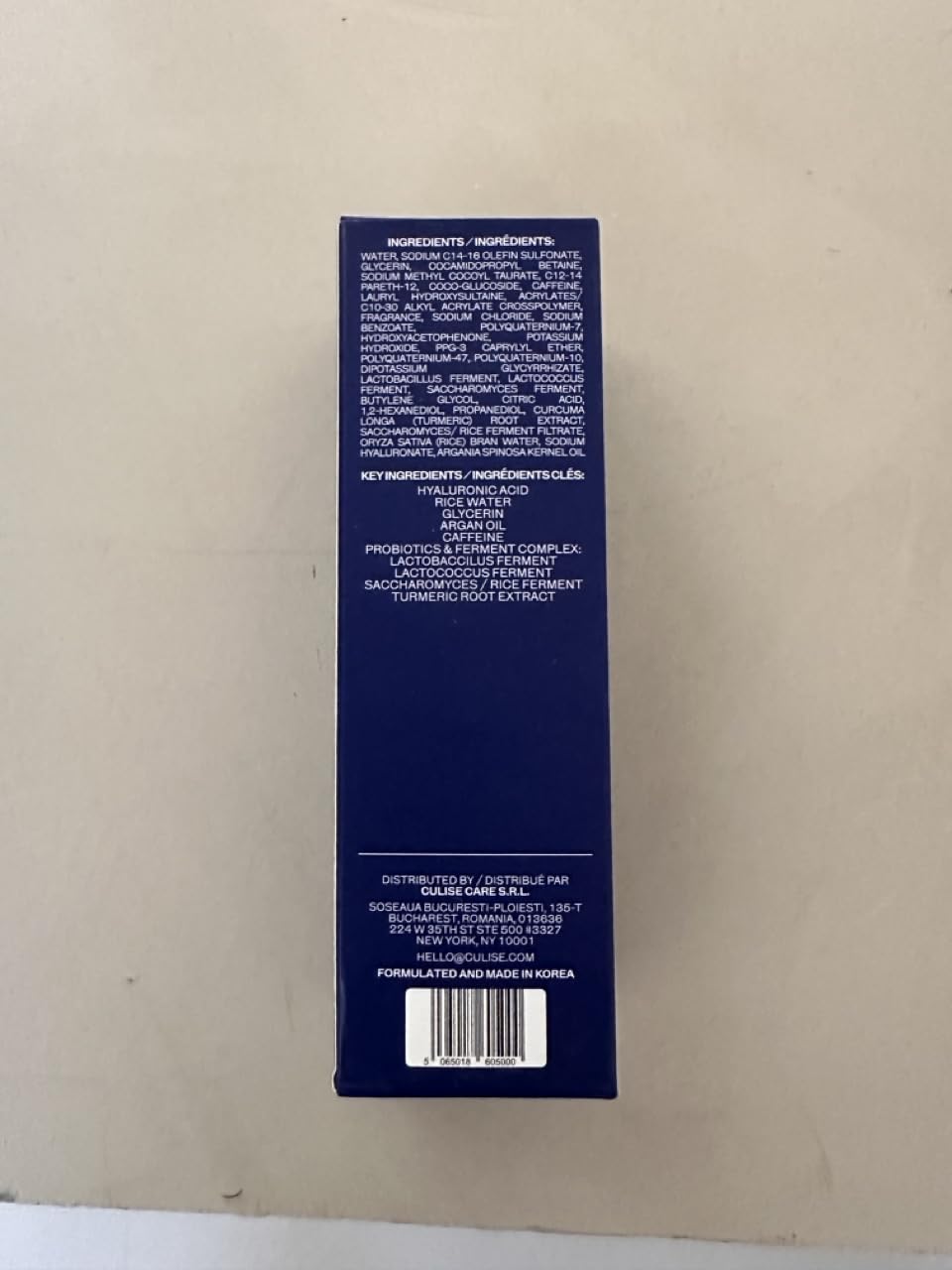 CULISE cafeína, ingrediente que aporta impulso al cabello