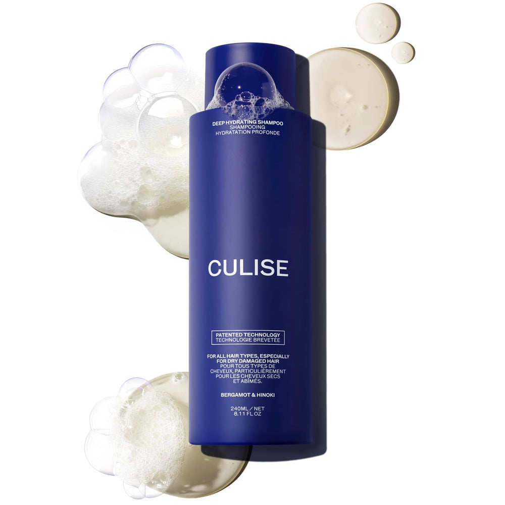 CULISE champú hidratante en botella, hidratación profunda para cabello seco